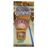 Three longaberger baskets