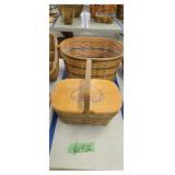 Pair of longaberger baskets