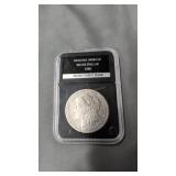 1880-0 Morgan silver dollar