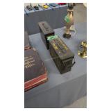 Pair of ammo boxes