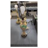 Oriental figural table lamp