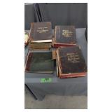 Antique books great men and famous women,