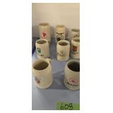 Lot of vintage beer mugs