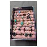 Vintage costume jewelry rings