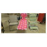 Three outdoor chairs