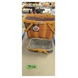 Pair of longaberger baskets one is 25th