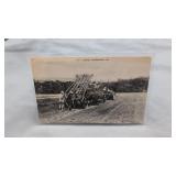 Postcard Georgetown Delaware hay loading