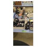 Charging cords hardware cat figure etc