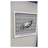 Liute beer Philadelphia Eagles framed a