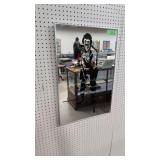 Mirror with Philadelphia flyers figure 20 x30