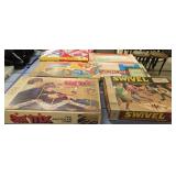 Lot of vintage various board games