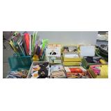 Craft items crayons paper etc