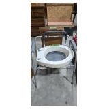 Handicap potty chair and potato bin