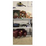 DVD player fax machine typewriter suitcases