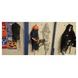 Lot of Halloween decorations