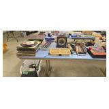 Mantle clock rolling pins tools vintage records