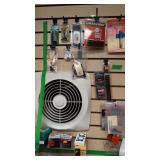 Items on wall mounts competition choke gun parts