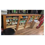 Wooden storage display cabinet used for ammo 96