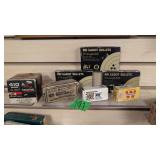 Vintage and modern ammo boxes as shown some are