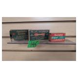 Vintage Remington bore 32 automatic ammo boxes