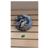 Bird plate and antlers