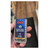 Three boxes CCI game point 22 wmr bullets new