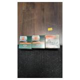 Three boxes 20 gauge number 6 shot and number 8