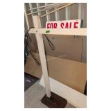 For sale, post and boards