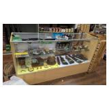 6 ft glass front showcase