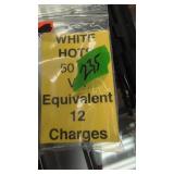 White hots 50 grain charges