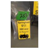 Pair of Springfield 911-380 ACP 6 round clips new