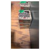 Three boxes Hornady critical defense 380 Auto