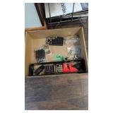 Box with various caliber bullets
