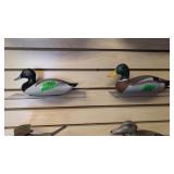 Pair Of Vintage Wooden Duck Decoys