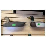 Pair Of Duct Decoys Wild Fowler Black Duck
