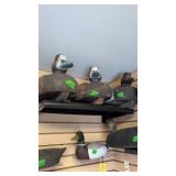 Three Vintage Cork Duck Decoys