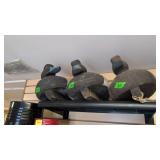 Three Vintage Large Cork Duck Decoys