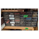 Small boat cabinet with gunsmithing supplies gun