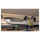 Large cork goose decoy