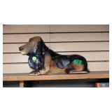 Vintage Dog Bank Plastic