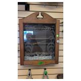 Glass Door Wall Display Case With Pipe Smoker