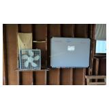 Contents of garage fan, bulletin board, Target
