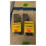 Pair Walther Creed 9 mm 16 round clips new