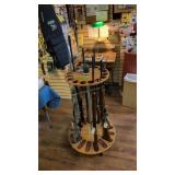 Revolving gun rack