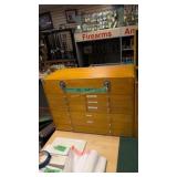 Wooden tool cabinet as shown 24 x17 x11 buyer