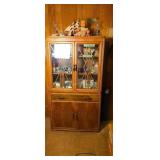 Vintage depression style China closet 38x16x 68