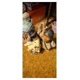 Indian figures and vase