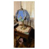 Table lamp and telephone stand