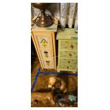 Pair of small wooden cabinets