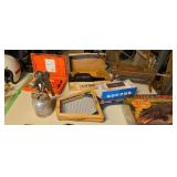 Bb gun flares, paint gun, tennis racket etc. As